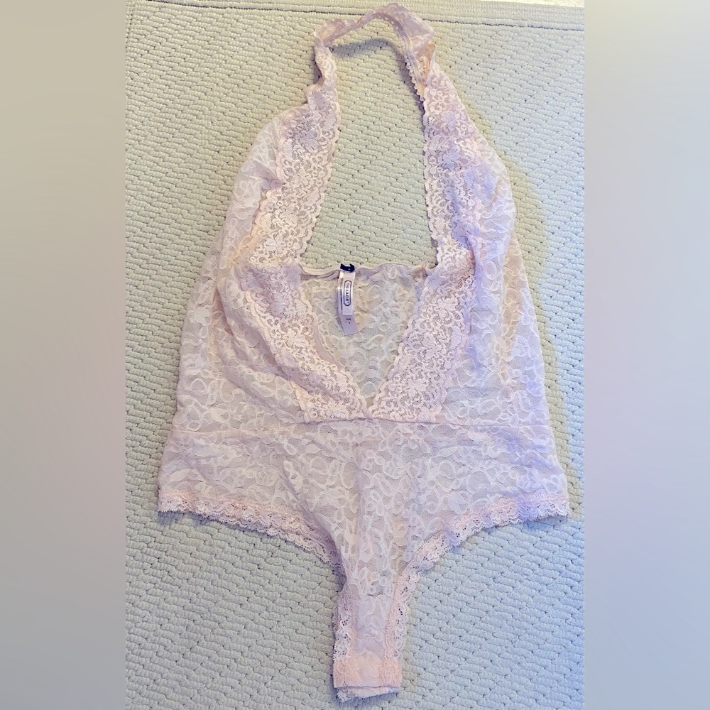 Victoria’s Secret the Lacie bodysuit. Size M good stretch